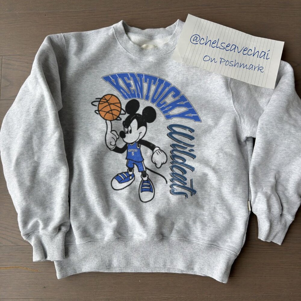 Vintage NCAA Kentucky Wildcats Mickey Basketball Shirt, Kentucky Wildcats Shirt